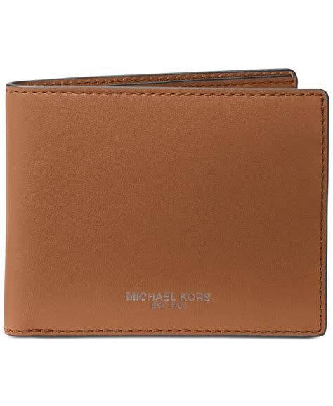 michael kors men's leather slim rfid billfold|Michael Kors Men's Leather Slim RFID Billfold .